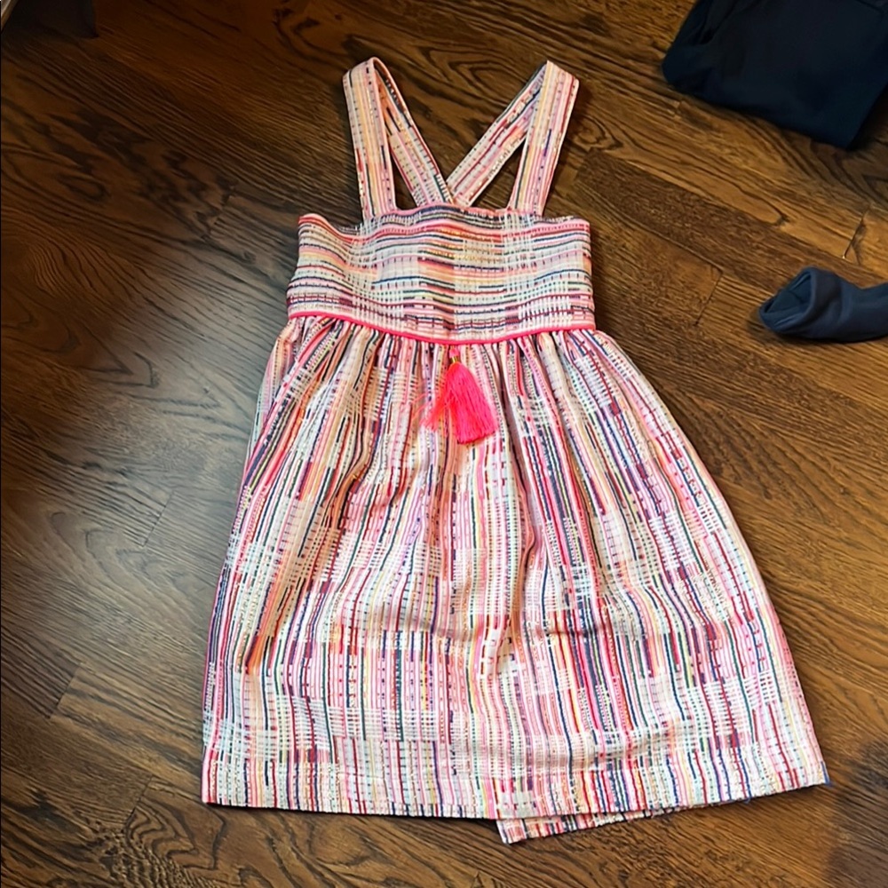 Colorful Striped Kids Dress